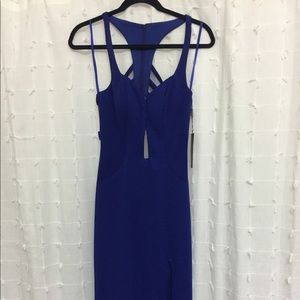 Lone blue elegant all professional occasion dress